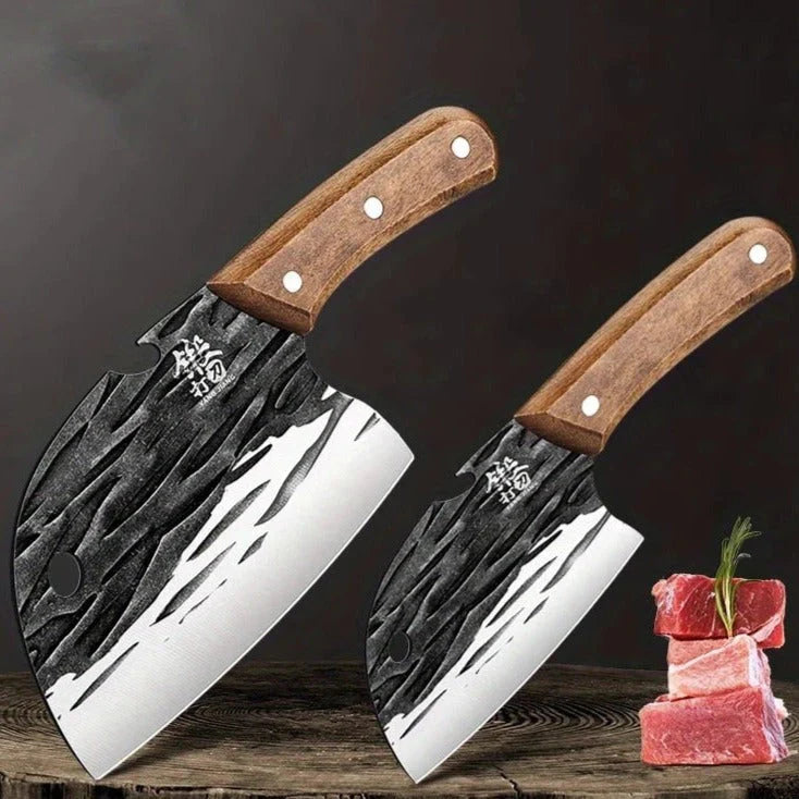 Forging Round Head Kitchen Knife with Premium Cover