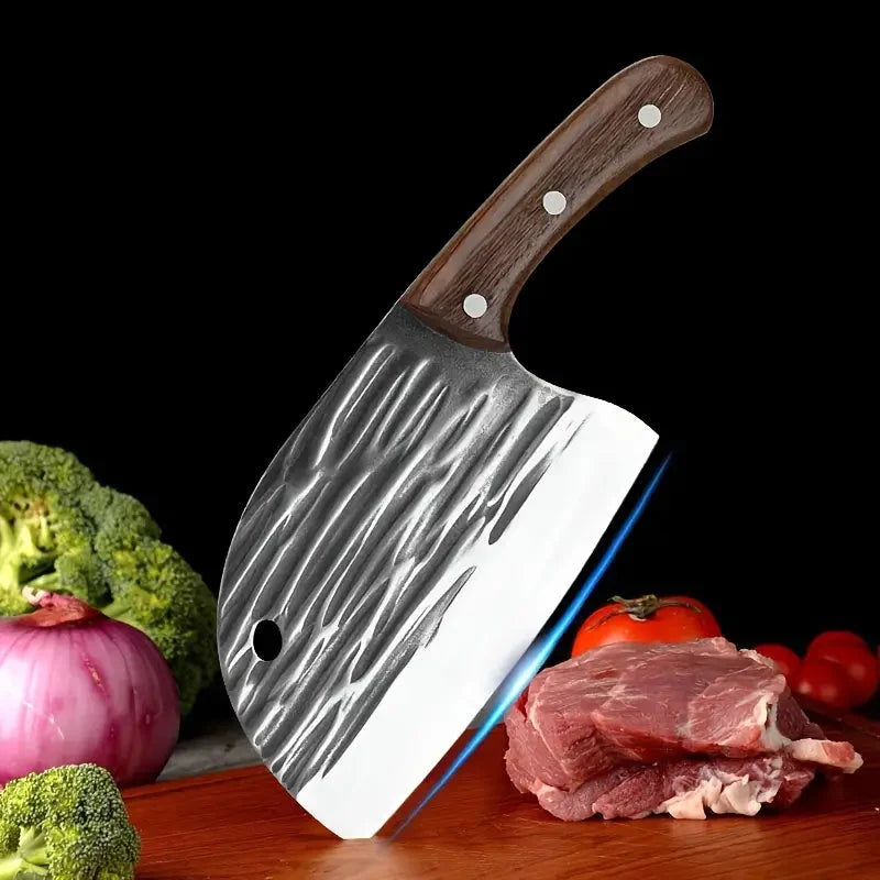 Forging Round Head Kitchen Knife with Premium Cover